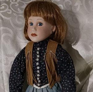 COWGIRL...Porcelain doll